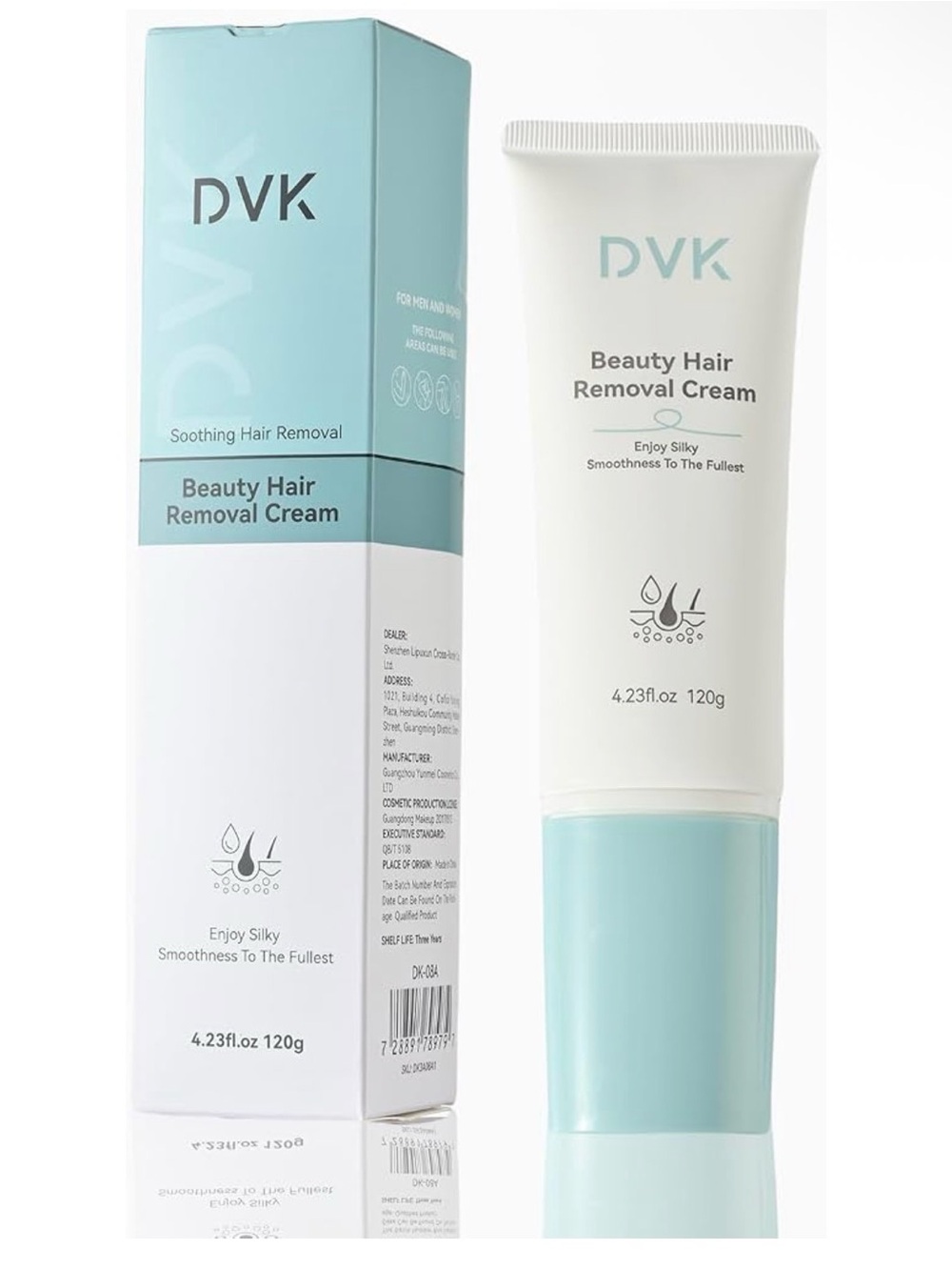 NWT DVK Beauty Hair Removal Cream 4.23 fl oz